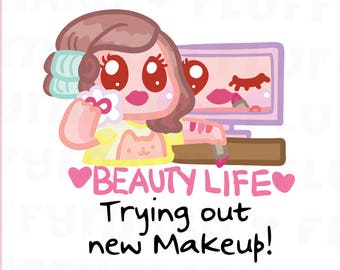 Beauty Life Sammie || Planner Stickers, Cute Stickers for Erin Condren (ECLP), Filofax, Kikki K, Etc. || SFS162
