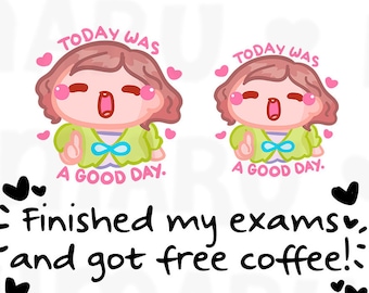 Good Day Sammie || Planner Stickers, Cute Stickers for Erin Condren (ECLP), Filofax, Kikki K, Etc. || SFS49