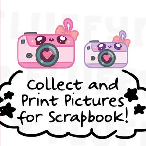 Macchina fotografica del cuore | | Pianificatore adesivi, autoadesivi svegli per Erin Condren (ECLP), Filofax, Kikki K, ecc. | | DPS123