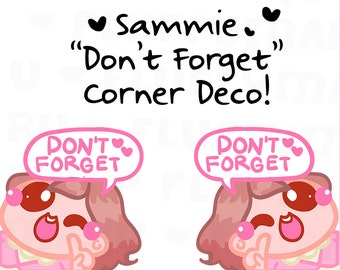 Filofax Etc Kikki K Cute Stickers for Erin Condren ECLP Don/'t Forget Reminder || Planner Stickers || DPS83