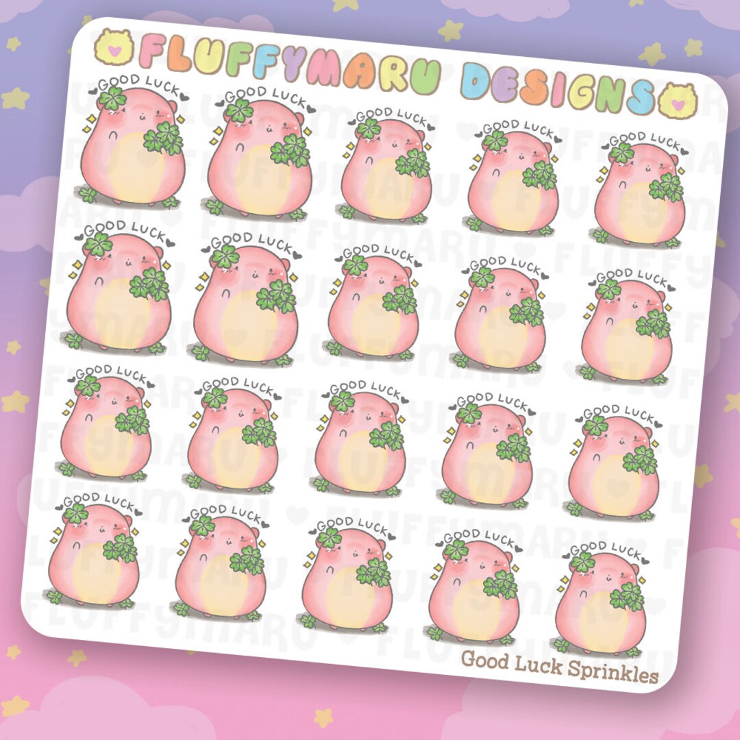 Good Luck Sprinkles Planner Stickers, Cute Stickers for Erin Condren ...