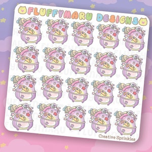 Creative Sprinkles Planner Stickers, Cute Stickers for Erin Condren ECLP, Filofax, Kikki K, Etc. STB43 image 2