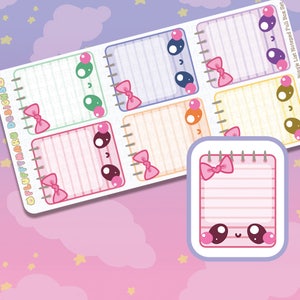 Großes Problem Liste Hinweis Pad volle Boxset || Sticker, süße Sticker für Erin Condren (ECLP), Filofax, Kikki K, etc.. || BSS29