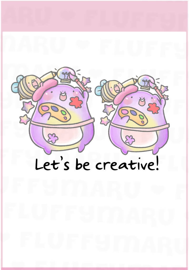 Creative Sprinkles Planner Stickers, Cute Stickers for Erin Condren ECLP, Filofax, Kikki K, Etc. STB43 image 1