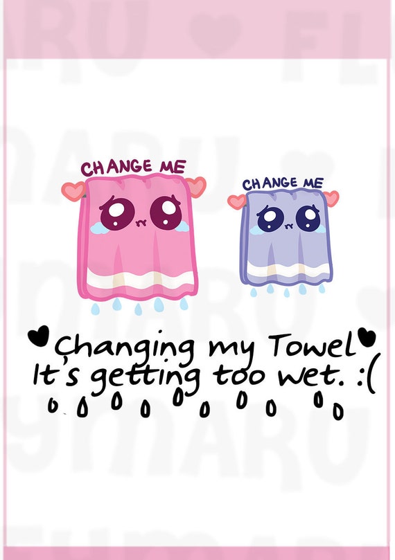 New Towel / Change Towel Planner Stickers Cute Stickers Etsy