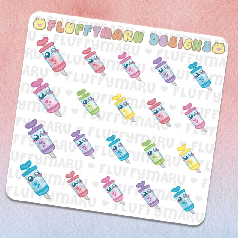 Doctor Syringe Planner Stickers Cute Stickers for Erin - Etsy