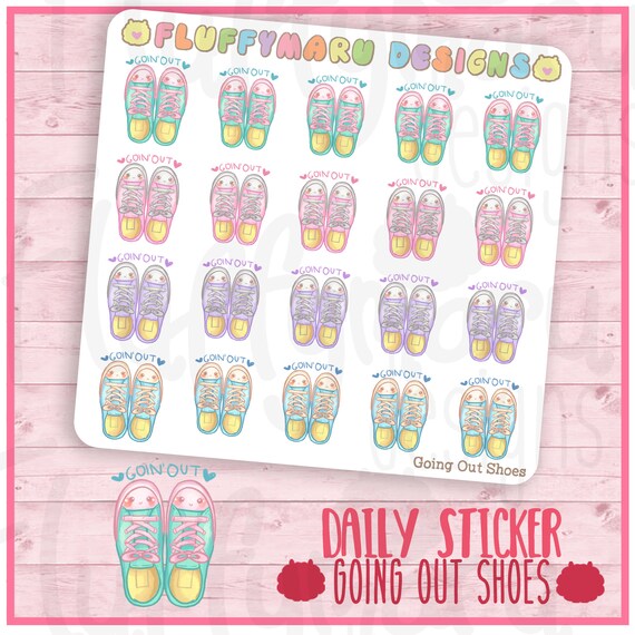 DRESS SHOES LIPS BACHELORETTE PARTY DAY NIGHT Condren Erin Planner Stickers R60 