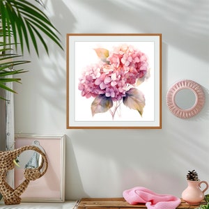 Hydrangea Square Print