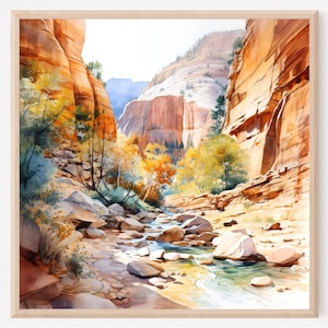 Zion National Park Art Print
