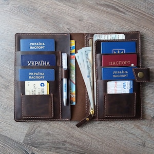 Family passport holder 6/passport holder 10/family passport holder/family passport holder 7/family passport holder 8,9/leather travel wallet