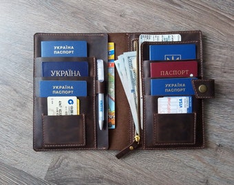 Family passport holder 6/passport holder 10/family passport holder/family passport holder 7/family passport holder 8,9/leather travel wallet