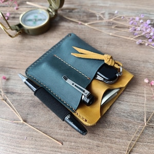 EDC/EDC pocket organizer/edc organizer/pocket organizer/edc pouch/pocket organizer edc/leather edc/leather pocket organizer/edc gear