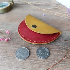 Monedero de piel, monedero monedero, portamonedas, billetera fina de piel, billetera sencilla, portamonedas de piel, monedero monedero de piel