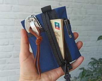 Pocket organizer, EDC pocket organizer for Cordurа tool, edc organizer , Edc Slip case, Notebook case, EDC Wallet, Zippered pocket organizer