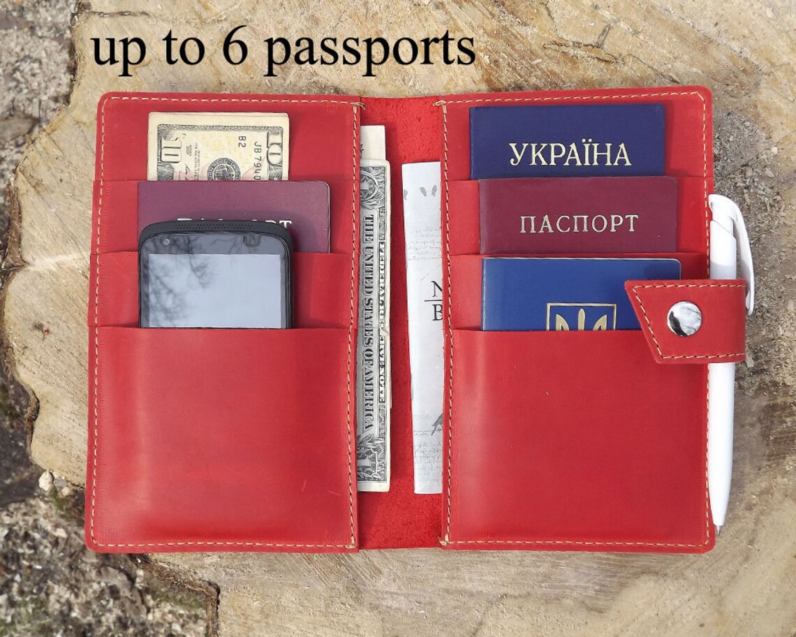 Family passport holder 4 Passport holder 6 Passports holder 8 Etsy