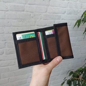 Minimalistisches Portemonnaie, Cordura Portemonnaie, Lässiges Cordura Portemonnaie, Unisex Mehrfarbiges Portemonnaie, Wasserdichtes Portemonnaie, Geschenk für Papa, Geschenk