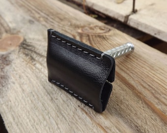 Razor leather sheath cover case,Gift for men, Husbands Gift,Personalized Sheath,Safety Razor Case,