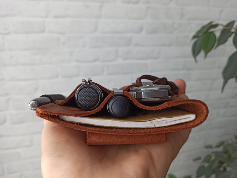 Leather EDC Wallet EDC Belt Pocket Organizer Edc Organizer Etsy