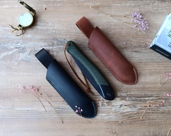 Bahco Laplander case/Bahco Laplander Saw Sheath/Leather Bahco Laplander folding saw sheath/case for saw/bushcraft gear/