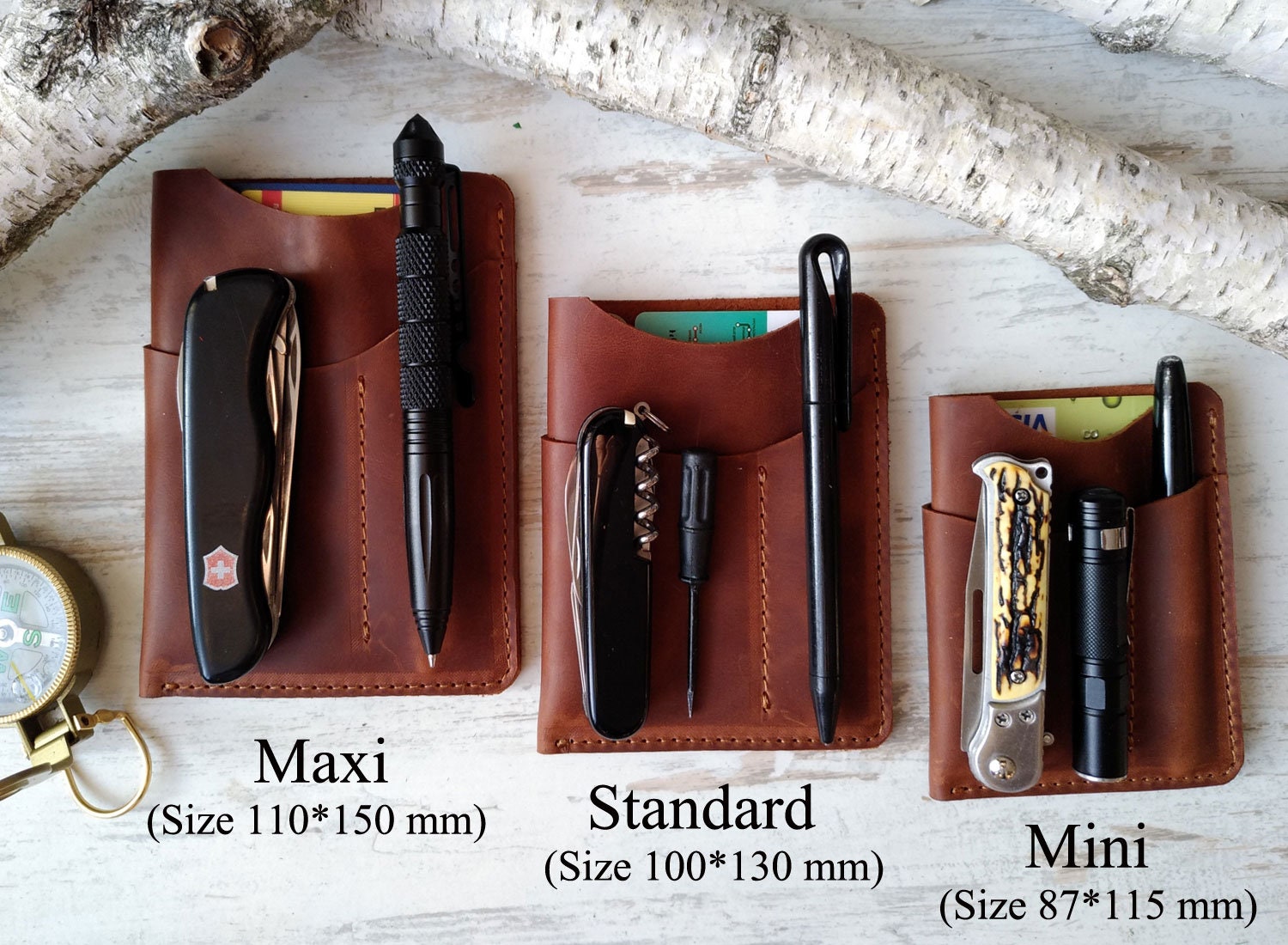 leather pocket organizer wallet