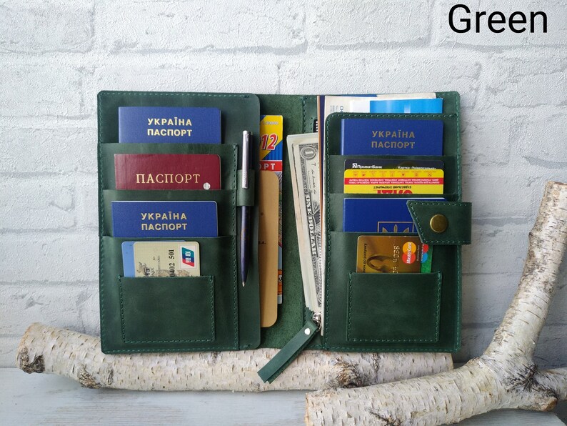 Family Passport Holder 6/passport Holder 10/family Passport Etsy