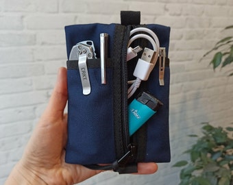 EDC pocket organizer, Cordurа, Pocket organizer, edc organizer , Edc Slip case, Notebook case, EDC Wallet, Zippered pocket organizer