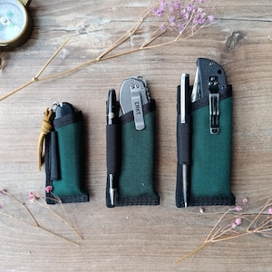 Knife Case, EDC pocket organizer, Flashlight case, Еdc slip case, Edc organizer, Edc tool, Cordura Edc, EDC pouch, Edc pocket,CRKT slip case