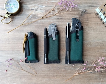 Knife Case, EDC pocket organizer, Flashlight case, Еdc slip case, Edc organizer, Edc tool, Cordura Edc, EDC pouch, Edc pocket,CRKT slip case