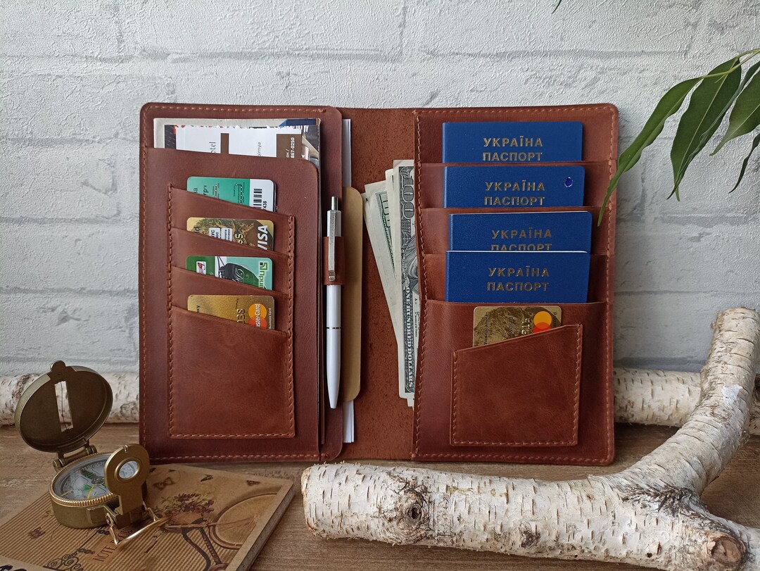 4 Passport Holder Family Passport Holder Leather 2 3 4 Passport Holder Monogramed Leather Travel