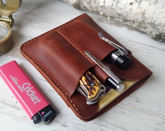 EDC/EDC pocket organizer/edc organizer/pocket organizer/edc pouch/pocket organizer edc/leather edc/leather pocket organizer/edc gear