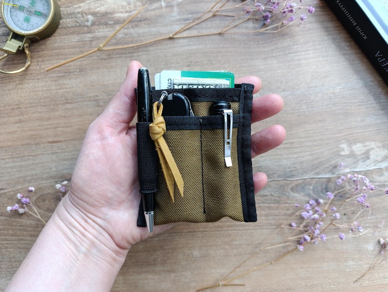 EDC Pocket Organizer | Mini Edc | Edc Organizer | Cordura EDC Wallet ...