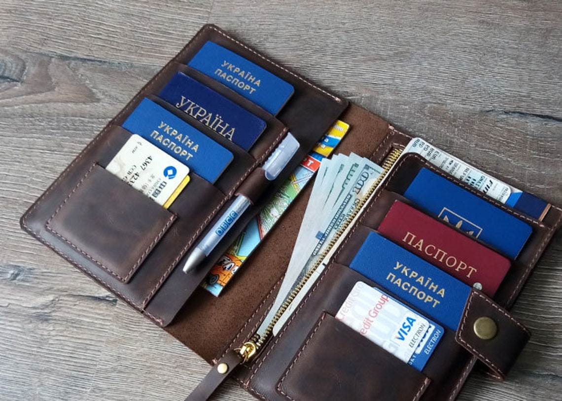 Family Passport Holder 6/passport Holder 10/family Passport Etsy