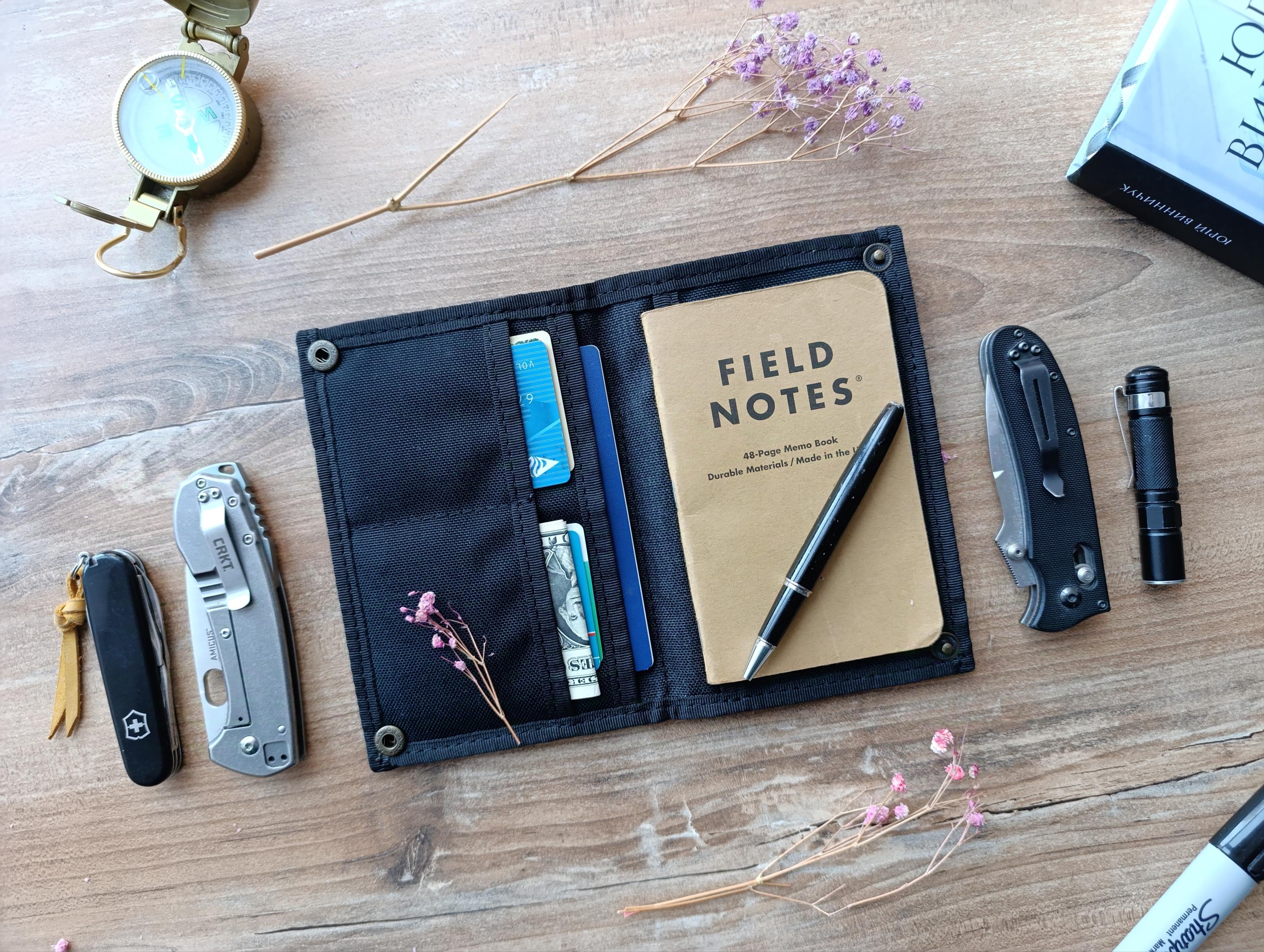Field Notes Case | EDC Pocket Organizer | Edc Slip Case | Notebook