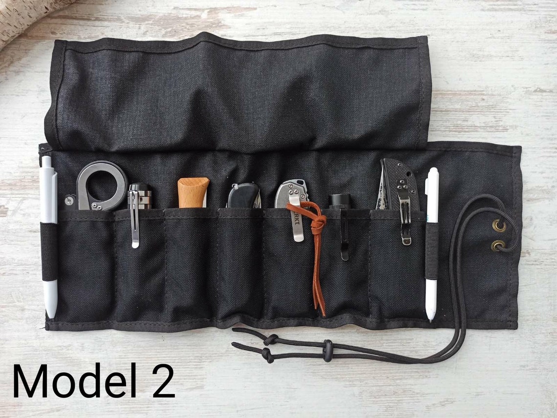 EDC Tool Roll /edc Knife Roll up Bag/1000d Cordura/case for Etsy