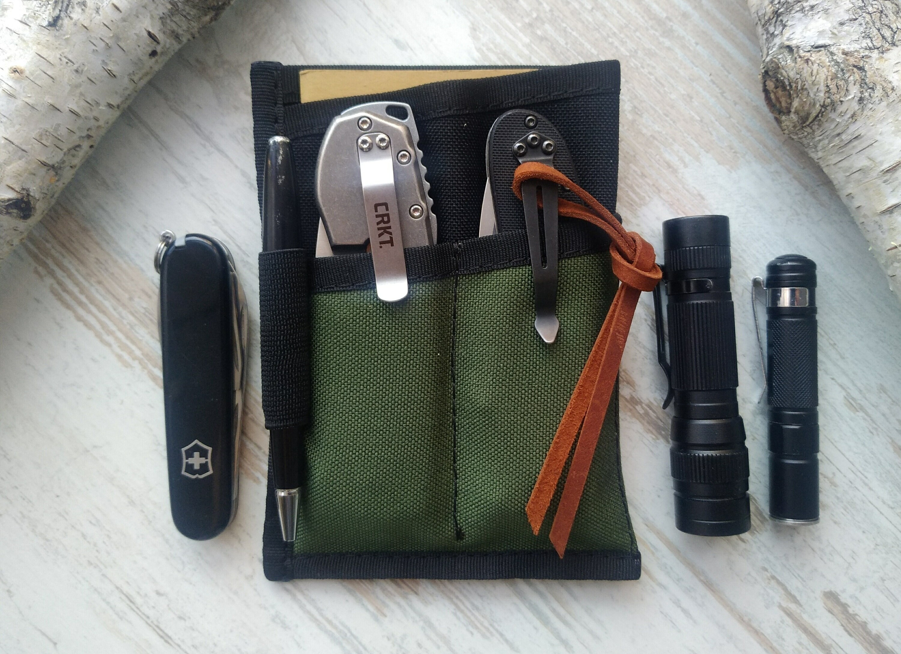 EDC Pocket Organizer/edc Organizer /edc Slip Case/notebook Etsy UK