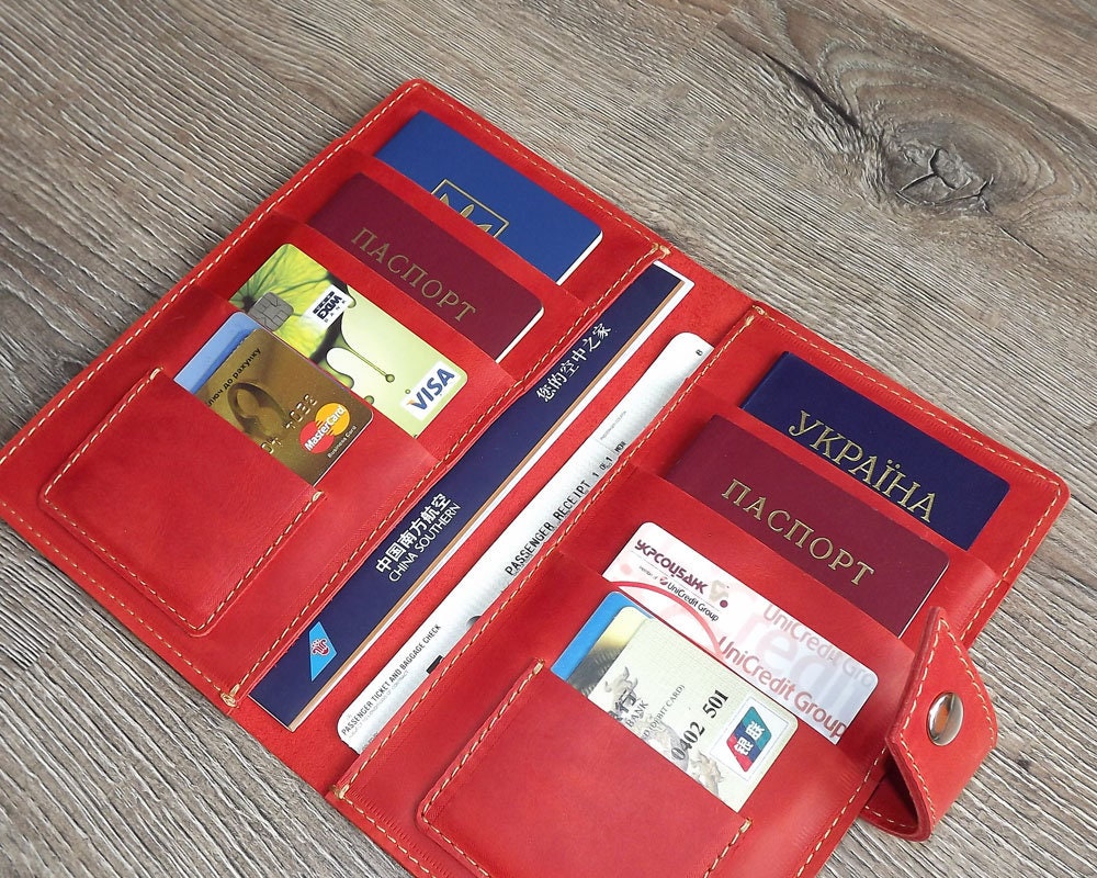 Family Passport Holder/6 Passport Holder/46810 Passport Etsy