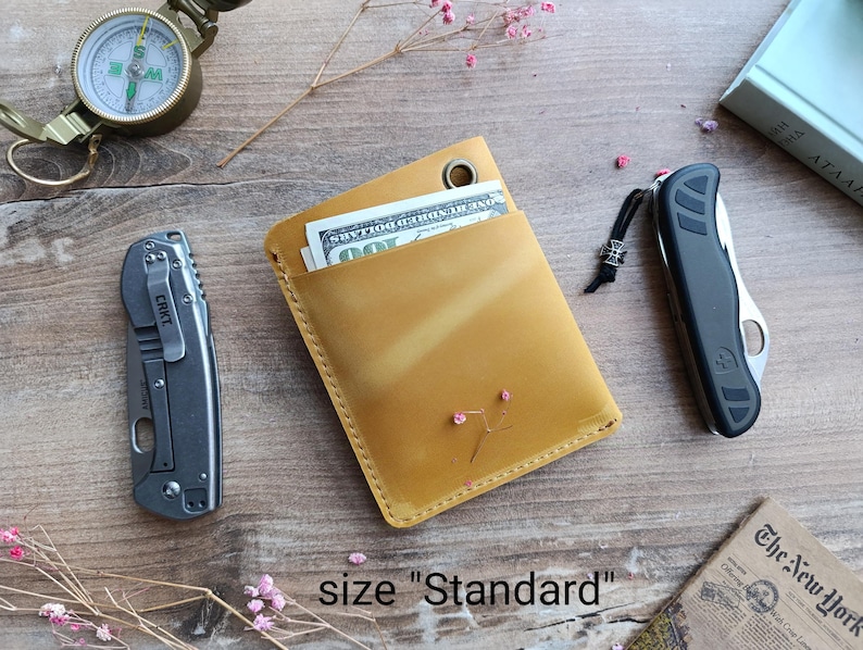 EDC pouch /Edc pocket /Leather EDC Wallet/ EDC pocket organizer/ edc organizer/ pocket organiser/ Leather edc pocket Slip/ edc gear image 4