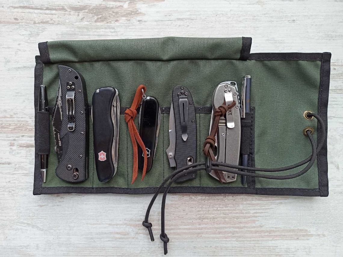 EDC Roll /edc Knife Roll up Bag/1000d Cordura/case for Etsy
