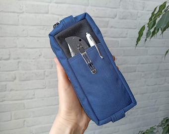 EDC organizer, edc Pouch, edc organizer zipper long, pocket organizer for Men, EDC gear bag, Edc Slip case SIZE L