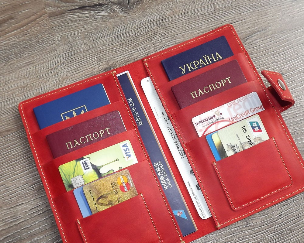 Family passport holder 6 Passports holder 4 Passports Etsy