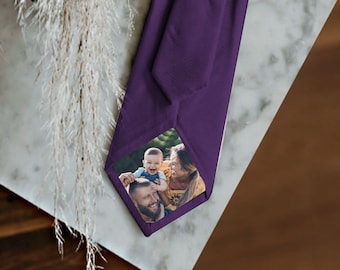 Personalized Photo Tie Patch – Iron-On or Peel-and-Stick (Set of 3)