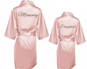 mommy daughter matching robes