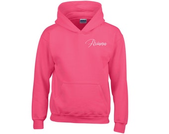 Personalized Flower Girl Hoodie - Custom Kids Pullover Gift