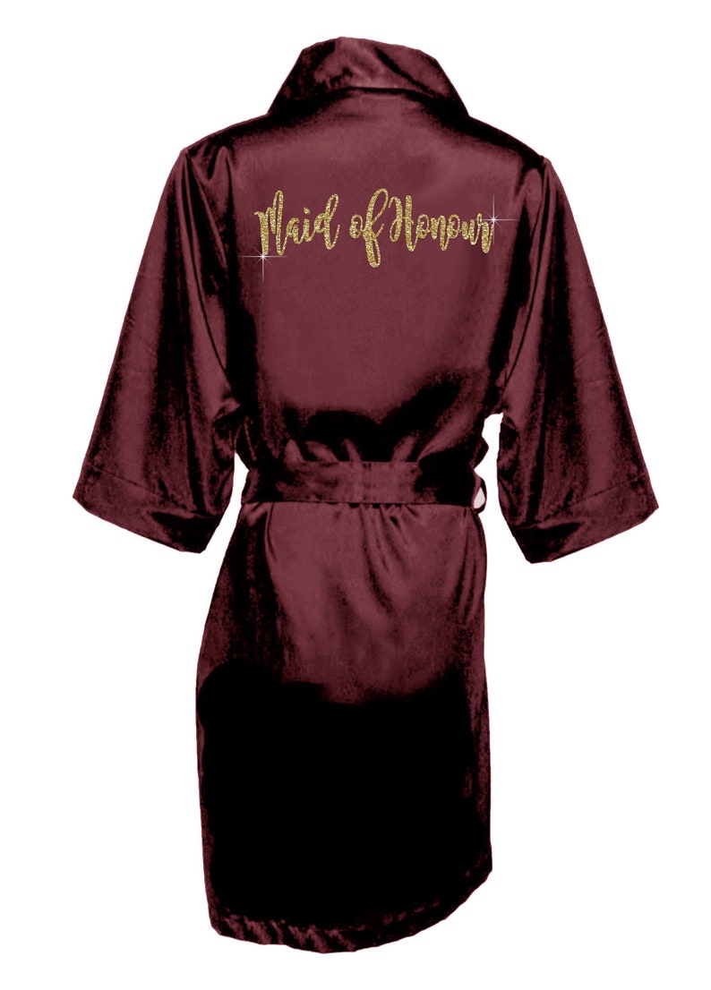 Set of 14 Bridesmaid Robes Maid of Honor Robes Flower Girl Etsy