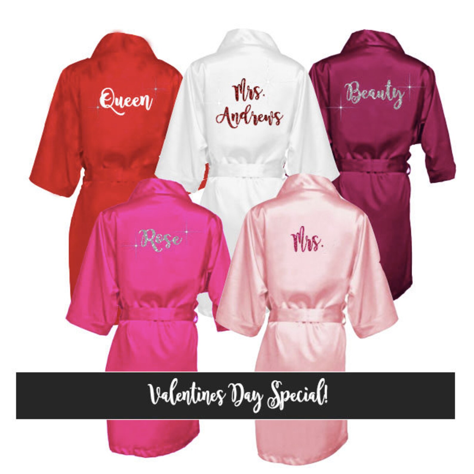 Valentines Day Gift for her Valentines Day Robe Valentines Etsy