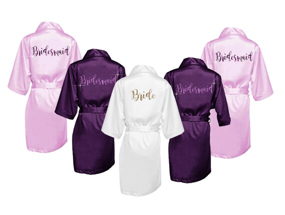 bridesmaids robes set of 5