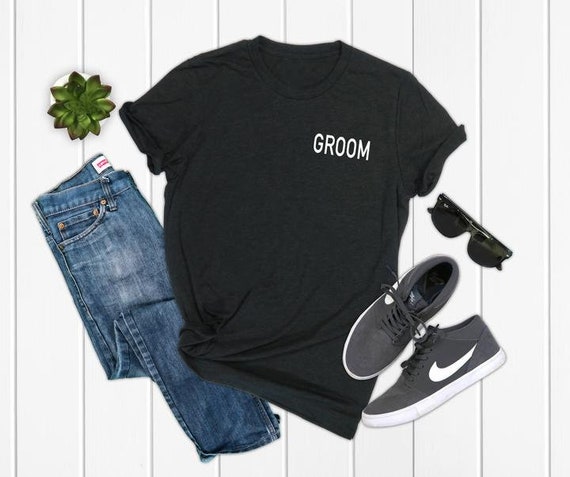 Personalized Groom T-Shirt – Bachelor Party Gift, Preshrunk Cotton