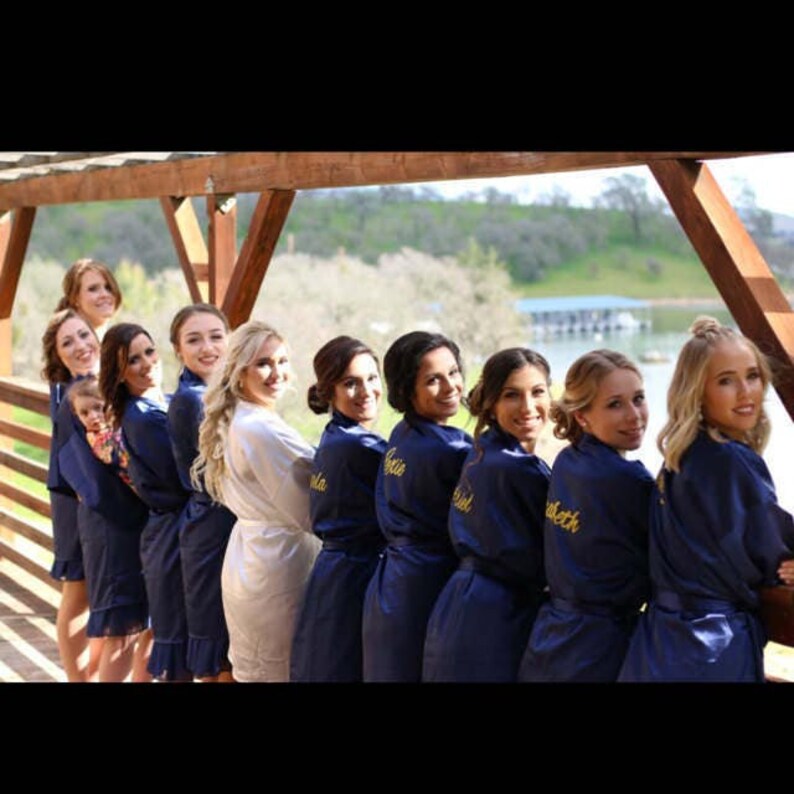 Bridesmaid Robes Set of 6 Bridal Party Robes Bridesmaid Etsy