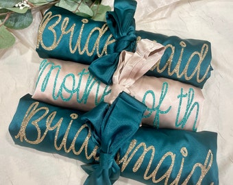 Personalized Satin Bridesmaid Robe – Wedding Party Gift
