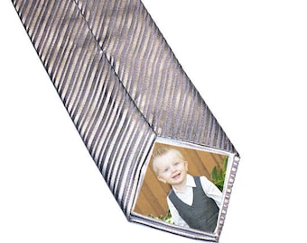 Tie Patch with Photo - Fathers Day Gift for Dad - Photo Tie Patch - Gift for Dad - Gift Under 30 - Father’s Day Gift